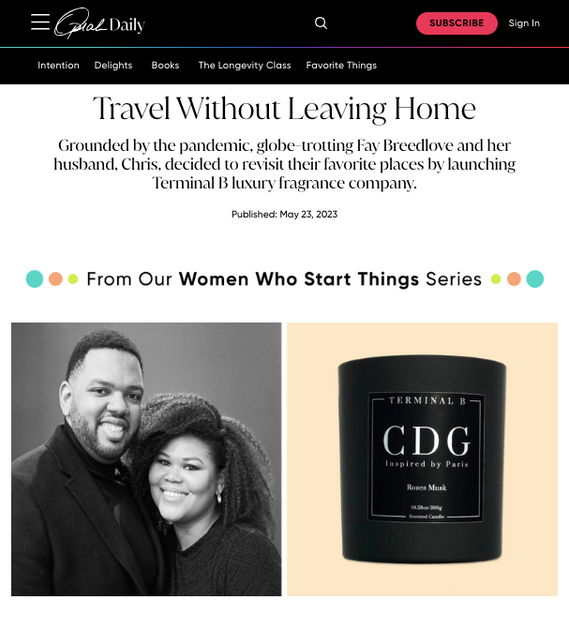 TERMINAL B Founder Spotlight On Oprah Daily