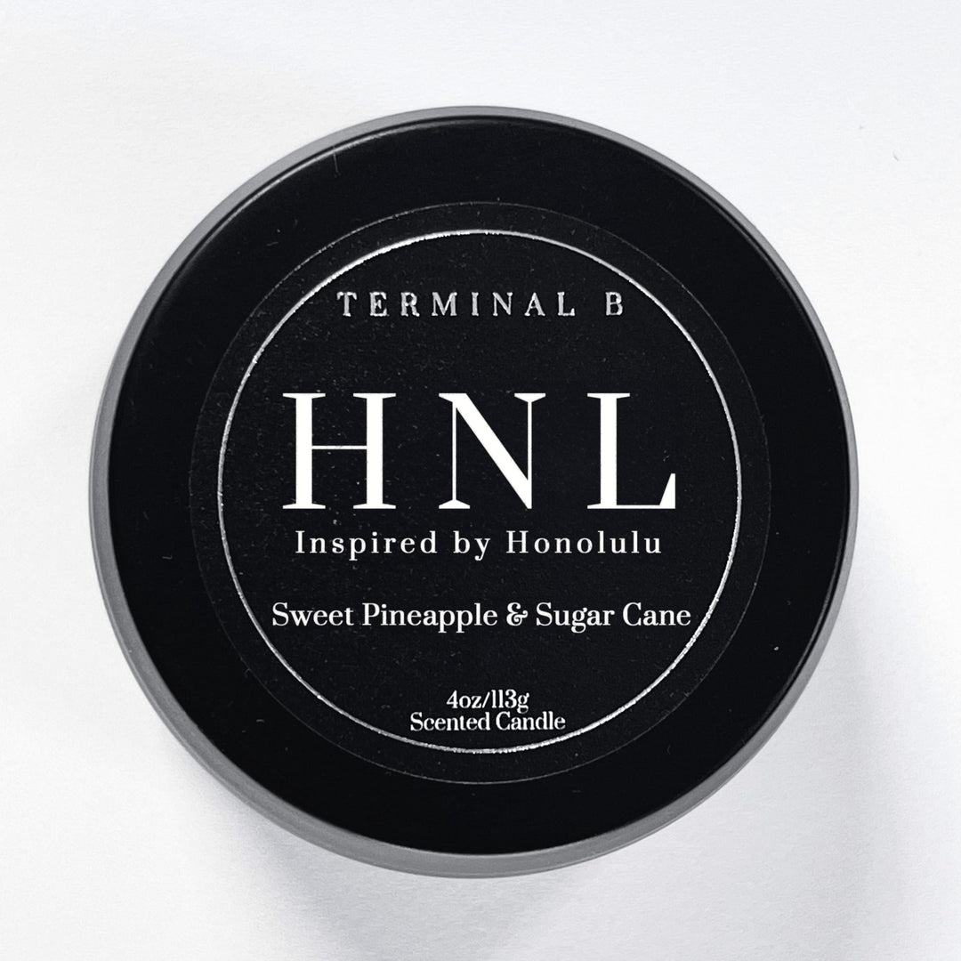 HNL - Honolulu <br> Sweet Pineapple & Sugar Cane Travel Tin