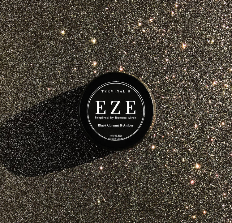 EZE - Buenos Aires <br> Black Current & Amber <br> Travel Tin - Terminal B Store